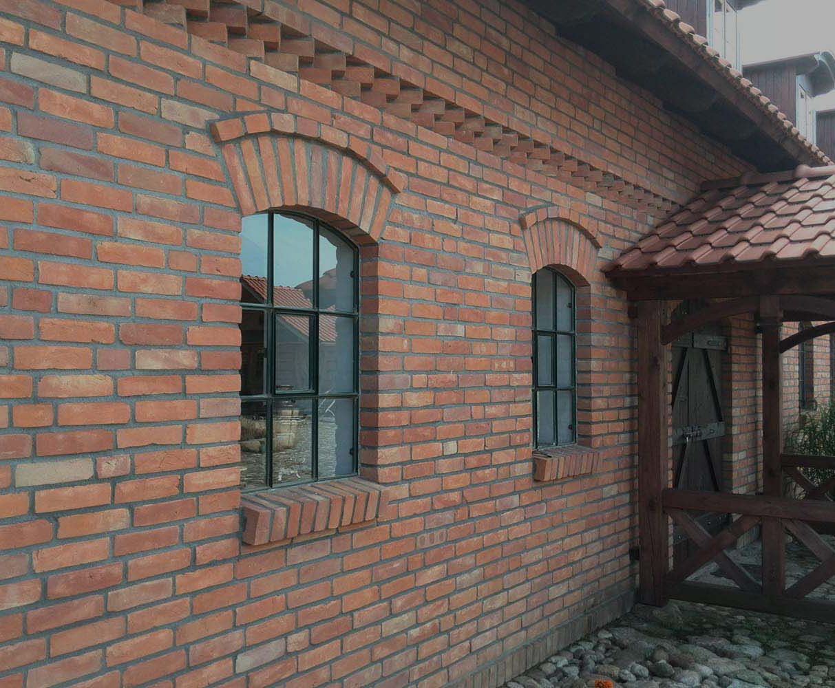 Cegła elewacyjna ręcznie formowana robiona rozbiórkowa Gdańsk